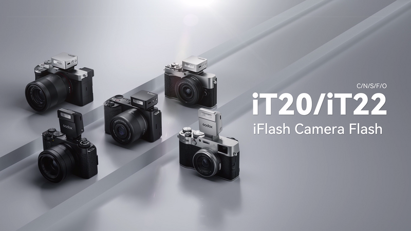 Godox iT20 O Flash for Olympus Panasonic, iT20-O Mini TTL Flash with Screen iT20-O for Olympus