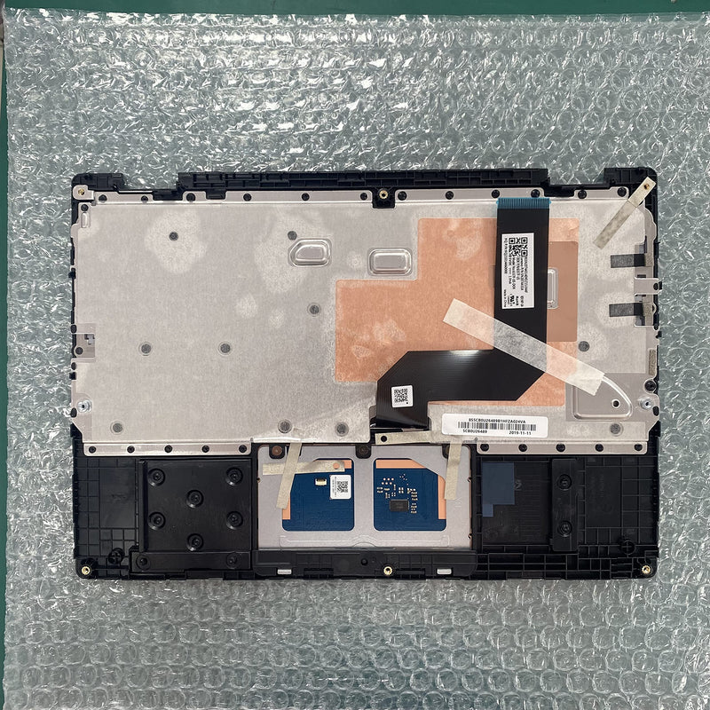 New Genuine Replacement for Lenovo Chromebook 100E 2nd Gen MTK Laptop Upper Case Palmrest Keyboard Touchpad Assembly Part 5CB0U26489 5CB0X55485, Black, 11.6 inch