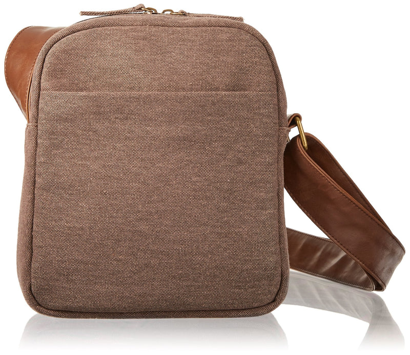 shoulder travel bag for Kindle in brown / grey