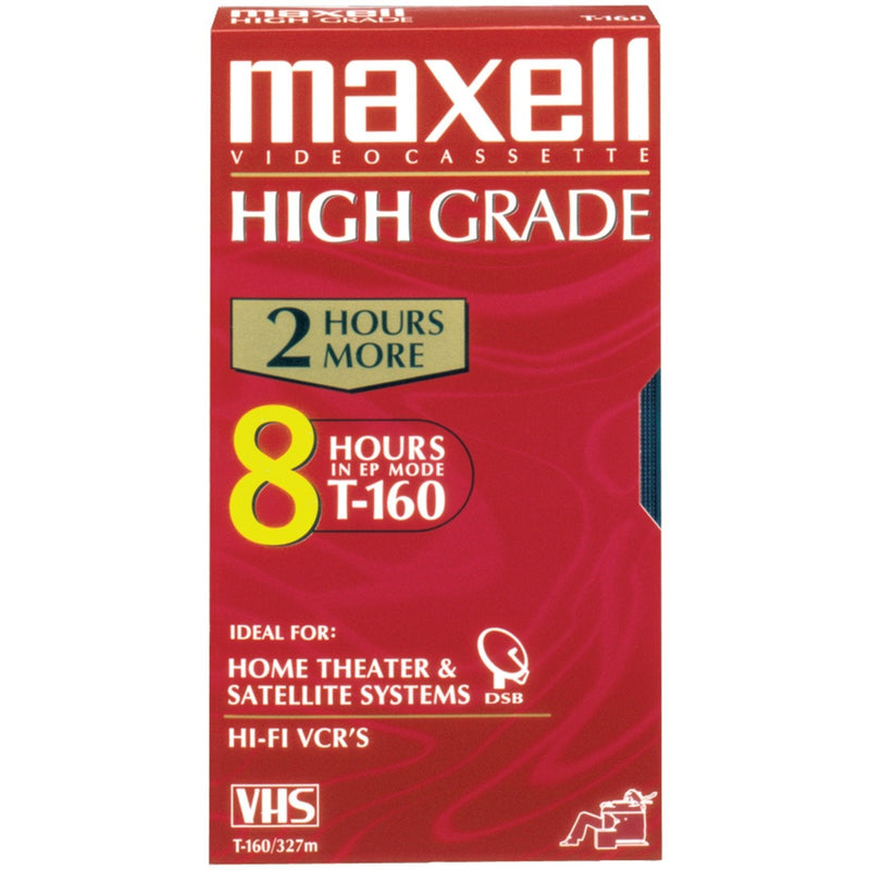 MAXELL T-160HG High Grade VHS Video Cassette