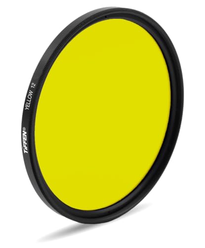 Tiffen 58mm Yellow 12 Camera Lens Filter for Black & White Photography