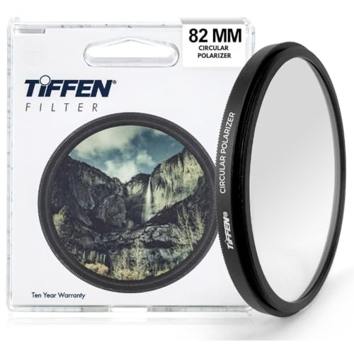 Tiffen 82mm CPL Circular Polarizing Filter Reduce Glare & Reflections