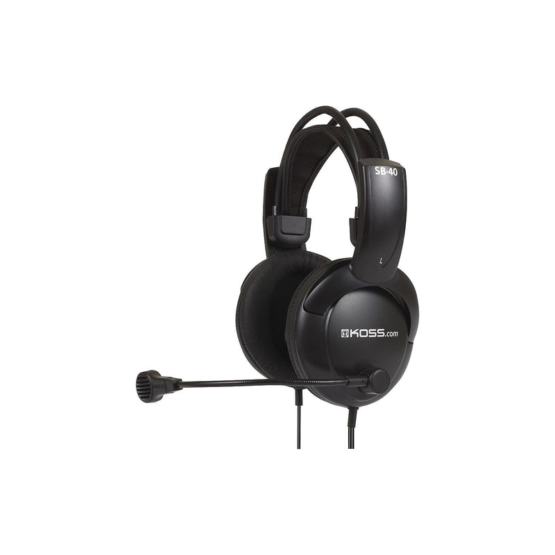 [AUSTRALIA] - Koss SB40 Computer Headset with Microphone, black/gold 