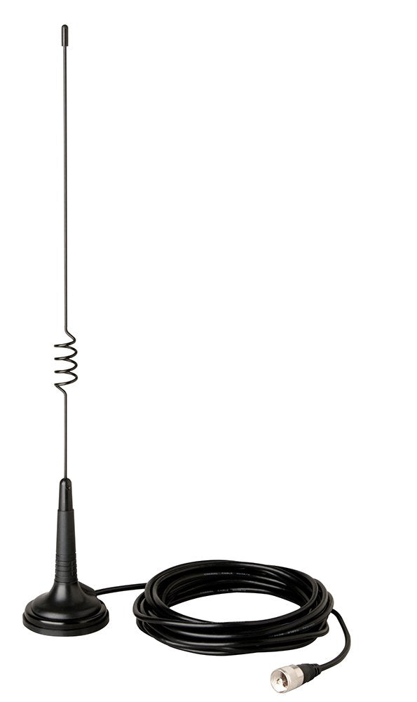 [AUSTRALIA] - Cobra HG A1000 18.5 inch Magnetic Mount CB Antenna – Heavy Duty Magnet, For use in Cars, SUVS Recreational Vehicles 100 Watt Power Handling Capability, Black 