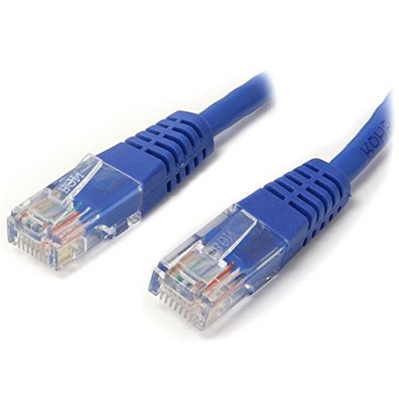 StarTech.com Cat5e Ethernet Cable - 3 ft - Blue - Patch Cable - Molded Cat5e Cable - Short Network Cable - Ethernet Cord - Cat 5e Cable - 3ft (M45PATCH3BL) 3 ft / 1m
