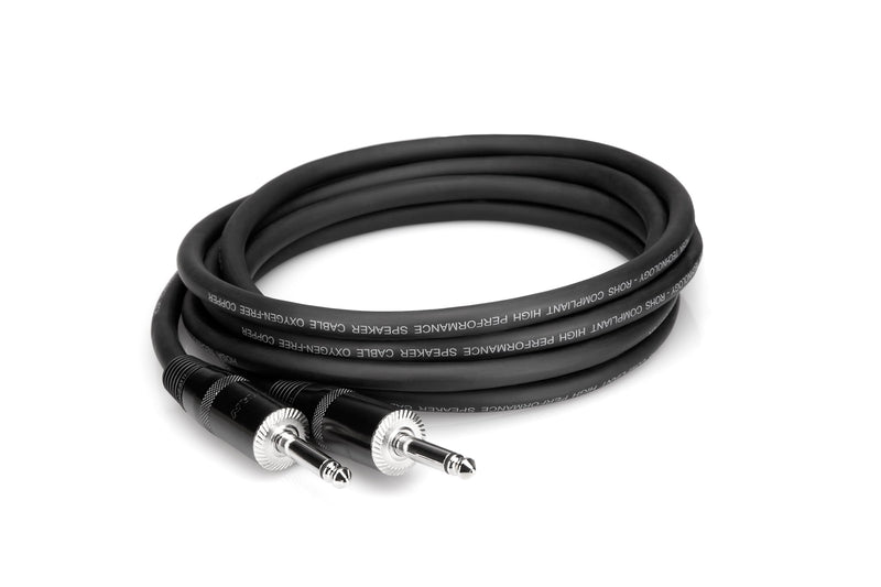 [AUSTRALIA] - Hosa SKJ-410 Pro Speaker Cable, REAN 1/4 Inch TS to Same, 10 Feet 10-Feet 