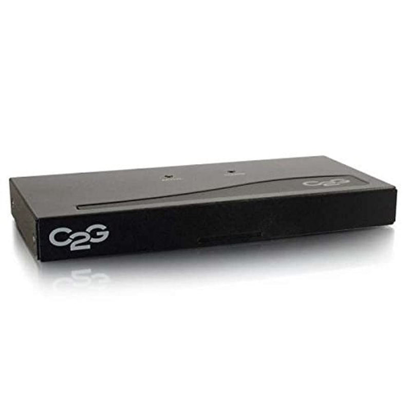 C2G 29551 4-Port VGA (UXGA) Monitor Splitter/Extender, TAA Compliant, Black - TAA Compliant