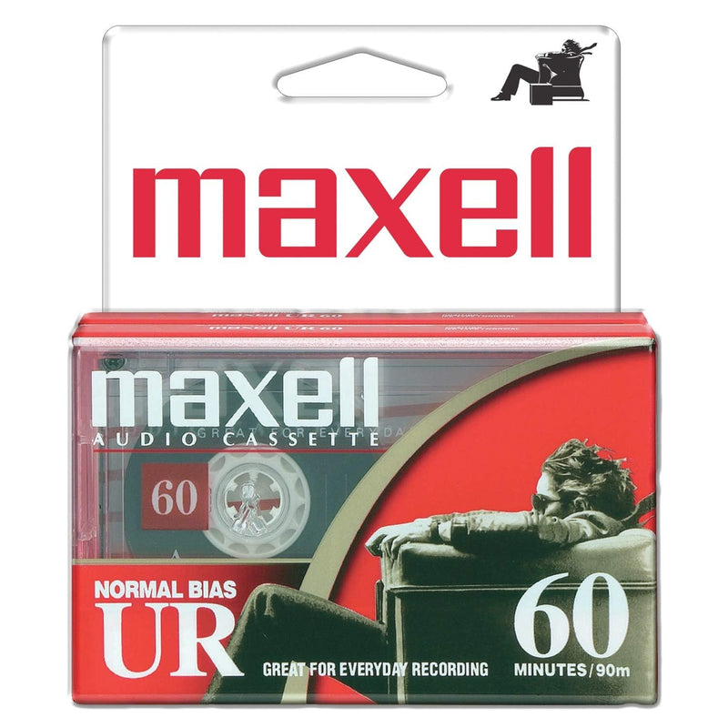 [AUSTRALIA] - Maxell 109024 60 Minute Storage Capacity Normal Bias Type Flat Packs 2 Pack Cassettes 