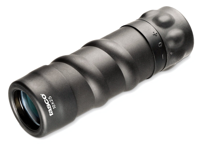 TASCO Essentials 10x25 Compact Roof Prism Monocular Black