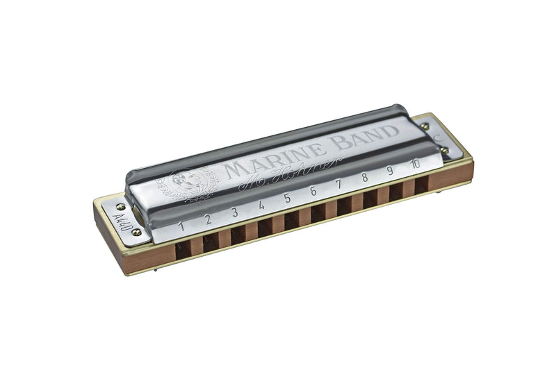 [AUSTRALIA] - Hohner Marine Band 1896 Diatonic Harmonica Silver 
