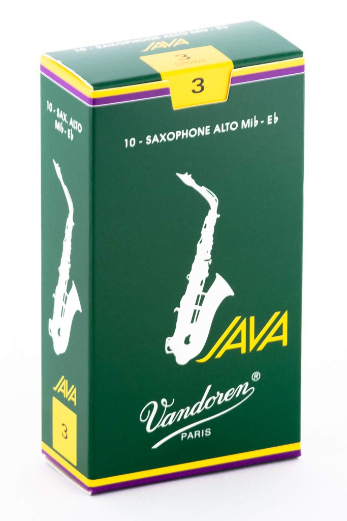 Vandoren SR263 Alto Sax JAVA Reeds Strength 3; Box of 10 Strength: 3