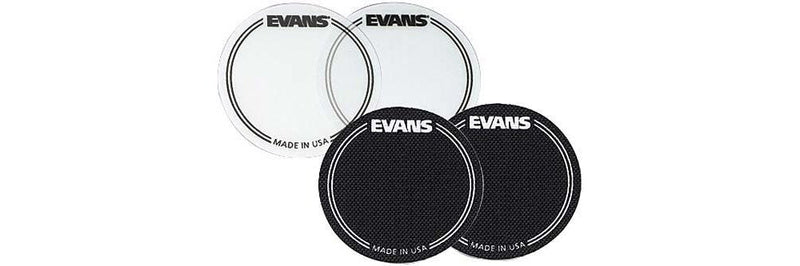 Evans EQ Single Pedal Patch, Clear Plastic