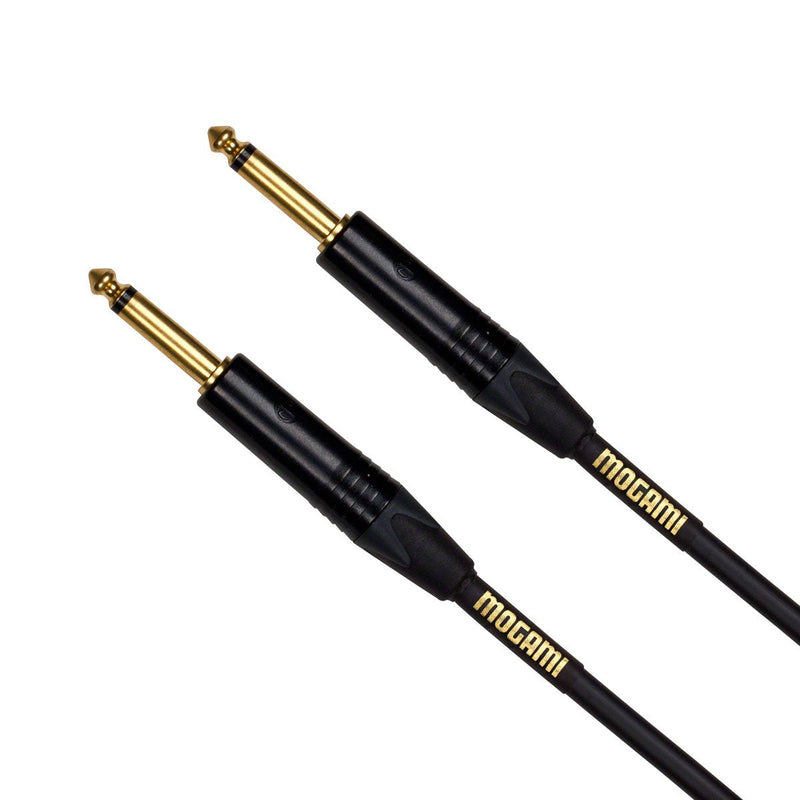 [AUSTRALIA] - Mogami Gold Instrument 06 Guitar Instrument Cable, 1/4" TS Male Plugs, Gold Contacts, Straight Connectors, 6 Foot, Guitar Cable with OFC Core, Anti-Noise Shielding, Pro Audio Quality 