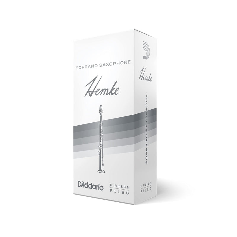 D'Addario Frederick L. Hemke Soprano Saxophone Reeds, Strength 2.0, 5 Pack