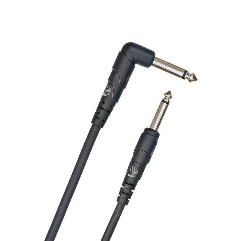 D'Addario Accessories Cable, Black, 10 feet (PW-CGTRA-10) Right Angle