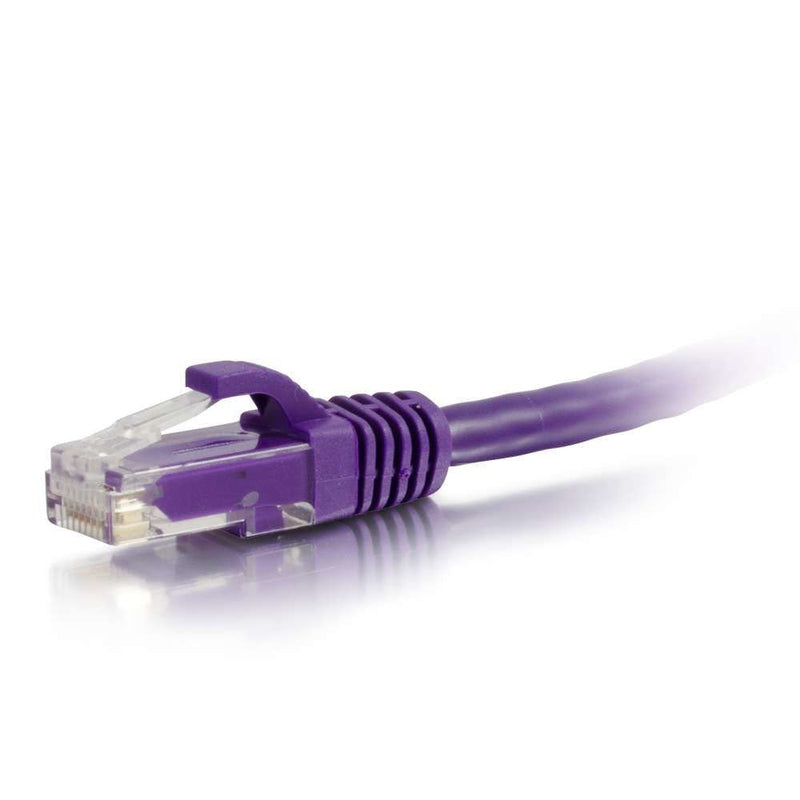 C2G/ Cables To Go 27806 Cat6 Cable - Snagless Unshielded Ethernet Network Patch Cable, Purple (50 Feet, 15.24 Meters) UTP 50 Feet/ 15.24 Meters