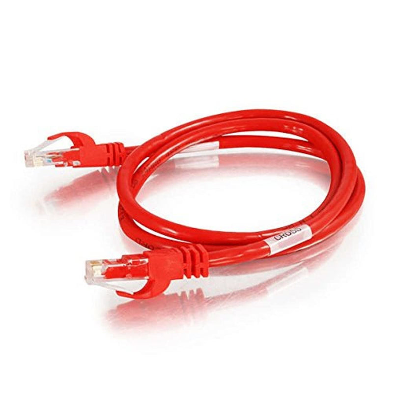 [AUSTRALIA] - C2G 27861 Cat6 Crossover Cable - Snagless Unshielded Network Crossover Ethernet Cable, Red (3 Feet, 0.91 Meters) UTP Crossover 3 Feet 