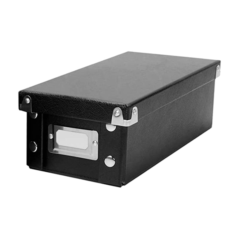 [AUSTRALIA] - Snap-N-Store CD Storage Box - Pack of 1 - Durable 5.1 x 5.1 x 13.2 Inch Disc Holder with Lid to Store up to 165 Discs - Black 1 Pack 1 Pack - CD 