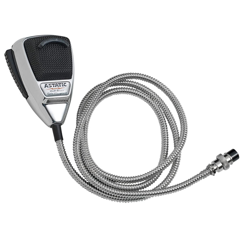 Astatic Noise Cancelling 4-Pin Cb Mic Chrome