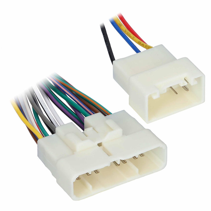 Metra 70-8117 Factory Amplifier Bypass Harness fits Select 2003-2009 Toyota Vehicles - 03-09 4RUNNER - 05-08 Matrix - 03-07 Sequoia - 04-06 Tundra | Also covers Sequoia and Matrix models, connects an aftermarket stereo to the factory sound system, plug...