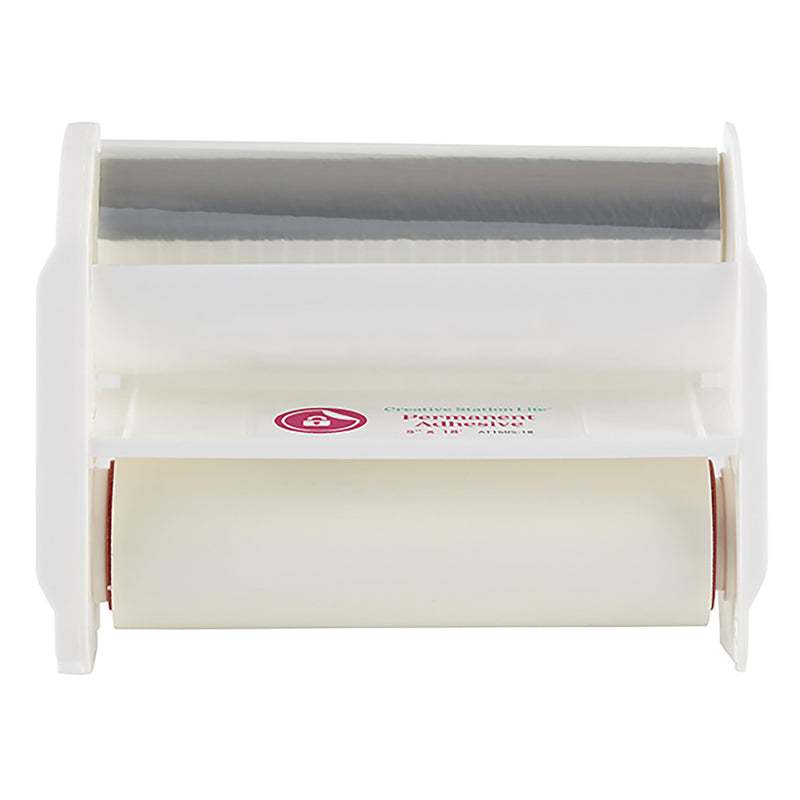 Xyron Permanent Adhesive Refill for the Creative Station & Creative Statio Lite, 5" x 18', Refill Cartridge for Label Maker, Laminator Machine, Home Office & Home School Craft Supplies (AT1605-18) 5" x 18' Refill - Permanent