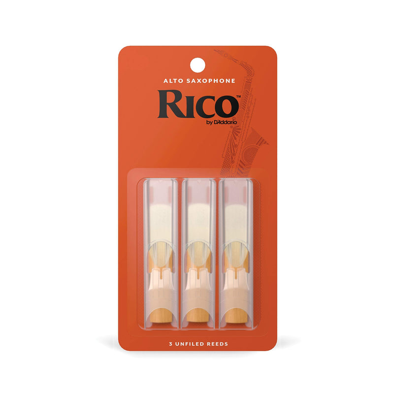 D’Addario Woodwinds - Rico Alto Sax Reeds - RJA0330 - Strength 3.0, 3-Pack