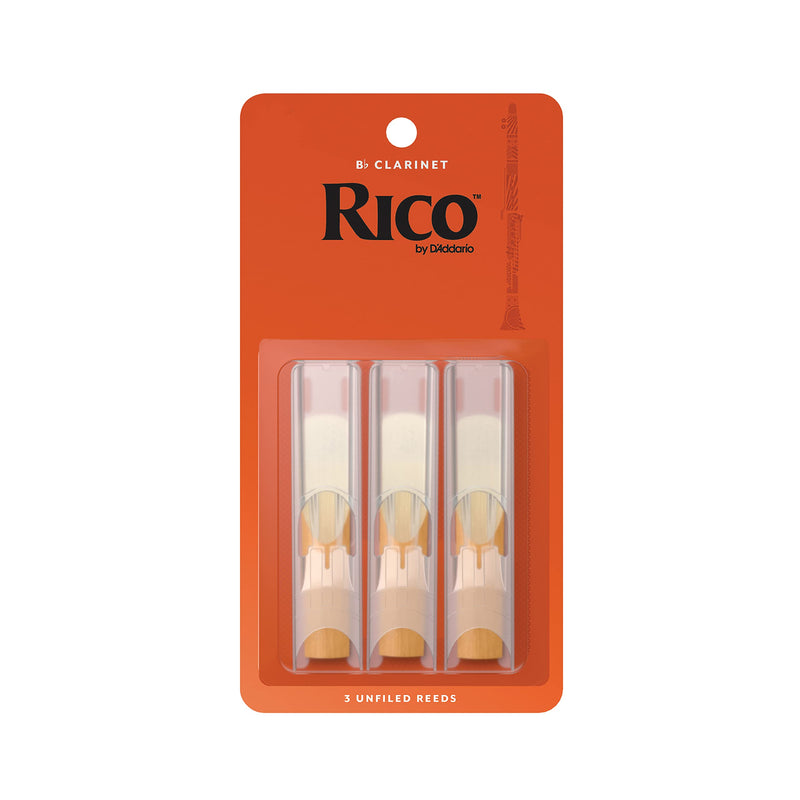 [AUSTRALIA] - Rico Bb Clarinet Reeds - RCA0315 - Strength 1.5, 3-pack 