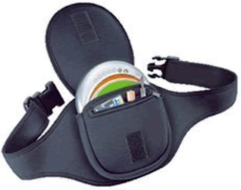 [AUSTRALIA] - Tune Belt Portable CD Player Belt – Deluxe Sport Fanny Pack Waist Holder Carrier Case for Walking, Working Out, Hiking, Yard Work, Exercising at Gym and More - Black 