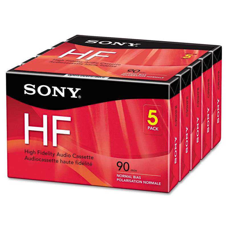 [AUSTRALIA] - Sony 5C90HFR 90-Minute HF Cassette Recorders 5-Brick 