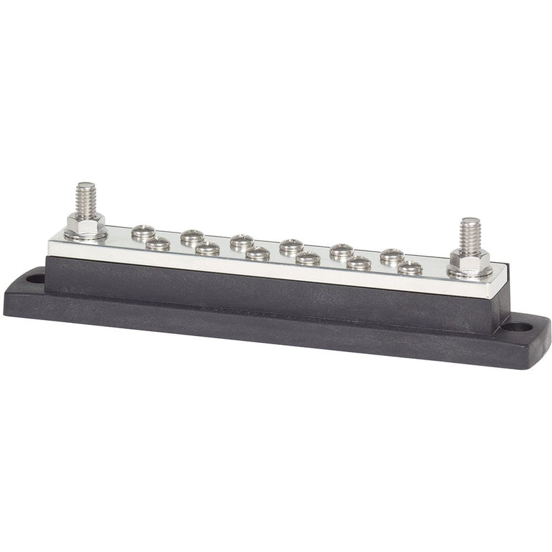 Blue Sea Systems 2105 250 Amp MaxiBus BusBar with 12 screws 250A - 18 Stud, no Cover