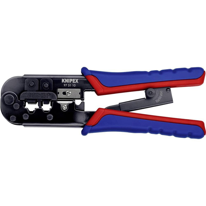 Knipex 97 51 10 Crimping Pliers for Western plugs RJ 11/12 Single