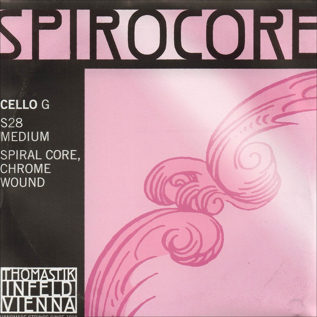 Thomastik-Infeld Spirocore 4/4 Cello G String - Chromesteel/Steel - Medium Gauge