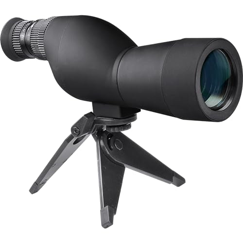 Barska Colorado 15-40X50 Straight Compact Spotting Scope - for Birding, Hunting, Target Shooting, Astronomy, Sports, Concerts Midnight Onyx