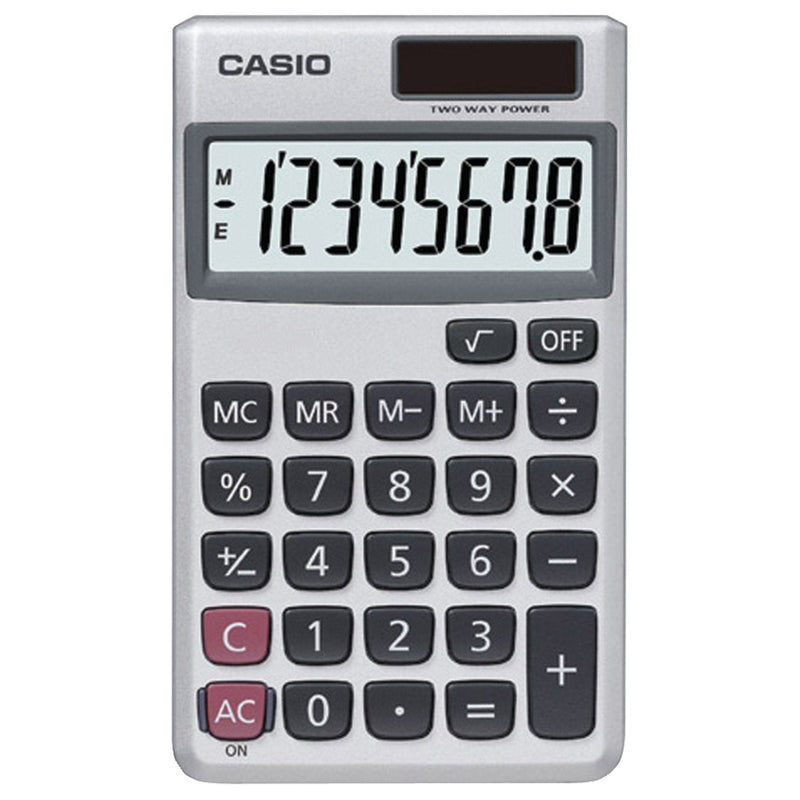 Casio SL-300SV Solar Powered Standard Function Calculator 1 Count (Pack of 1)