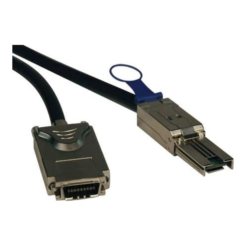 Tripp Lite External SAS Cable, 4 Lane - mini-SAS (SFF-8088) to 4xInfiniband (SFF-8470) 1M (3-ft.)(S520-01M)