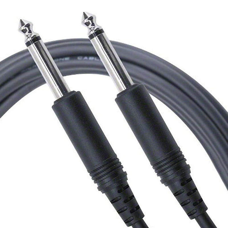 Mogami Pure Patch PP-01 Professional Audio Cable, Unbalanced 1/4" TS Male Plugs, Nickel Contacts, Straight Connectors (10 Feet) 10 Feet