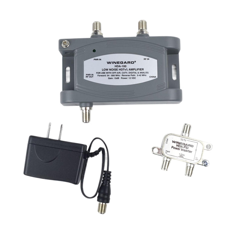 Winegard HDA-100 Distribution Amplifier 5-1000 Mhz 15dB, One Size