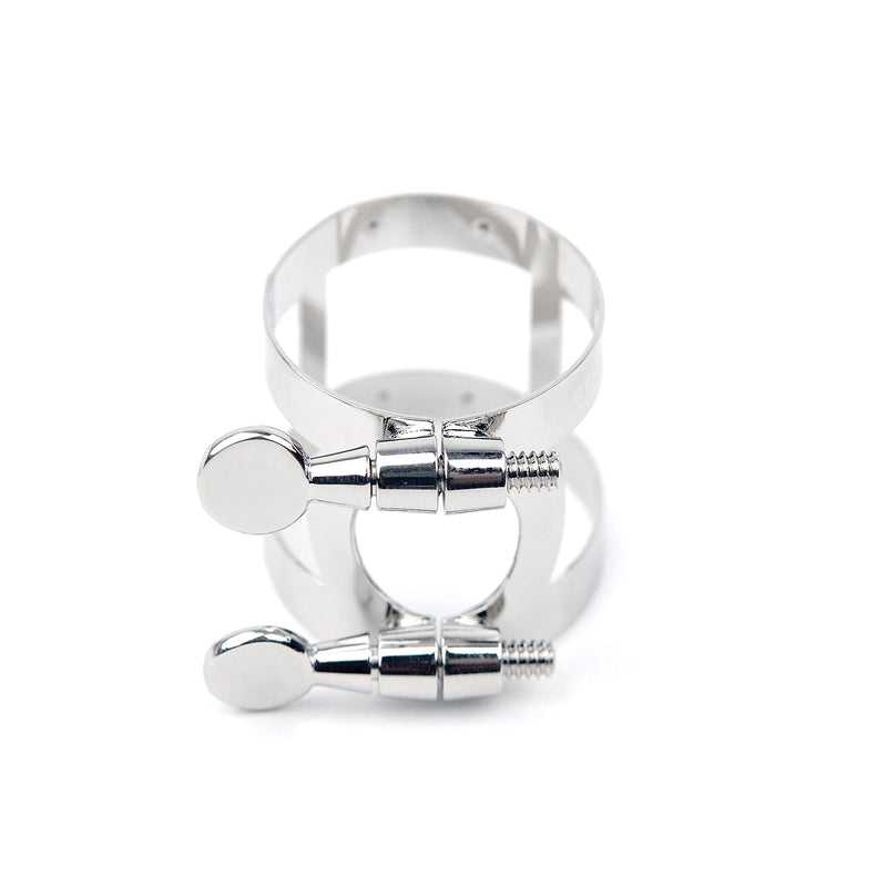 D'Addario Rico Ligature & Cap, Bb Clarinet, Nickel Plated Ligature & Cap Sets