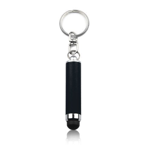 Stylus Pen for Samsung Galaxy Prevail (Stylus Pen by BoxWave) - Bullet Capacitive Stylus, Mini Stylus Pen with Keyring Loop for Samsung Galaxy Prevail - Jet Black