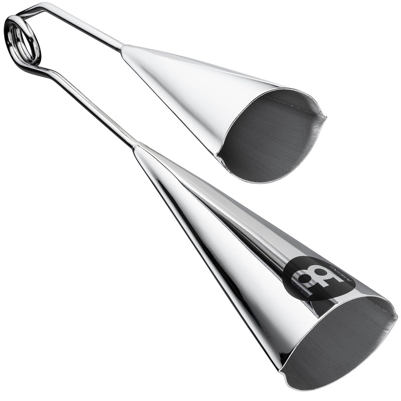 Meinl Percussion STBAG2-CH Tonally Matched Chrome Finish Steel Handheld A-Go-Go Bells, Large