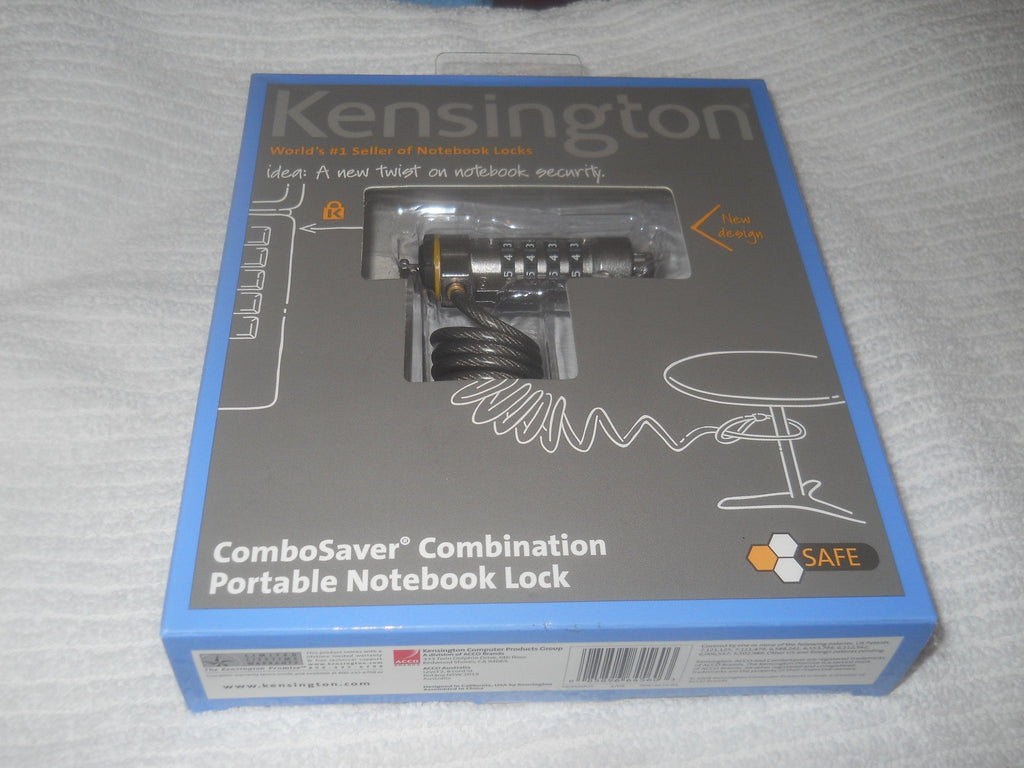 Kensington K64560US ComboSaver Portable Notebook Computer Lock