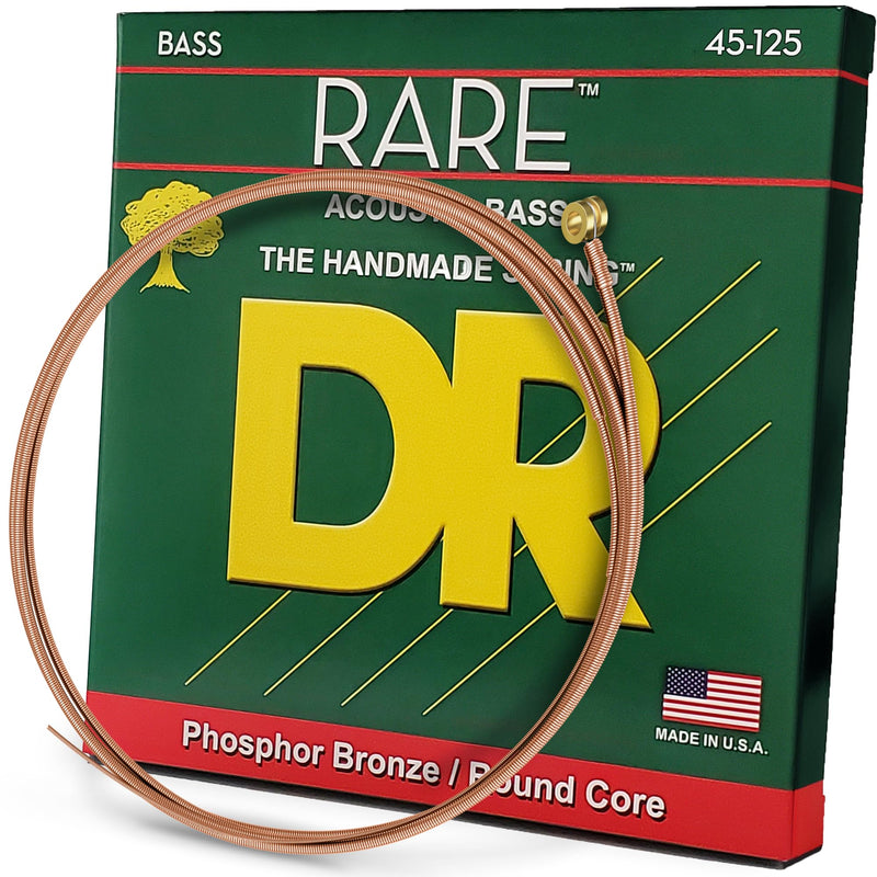 DR Strings Rare- Phosphor Bronze Acoustic5 String Bass 45-125