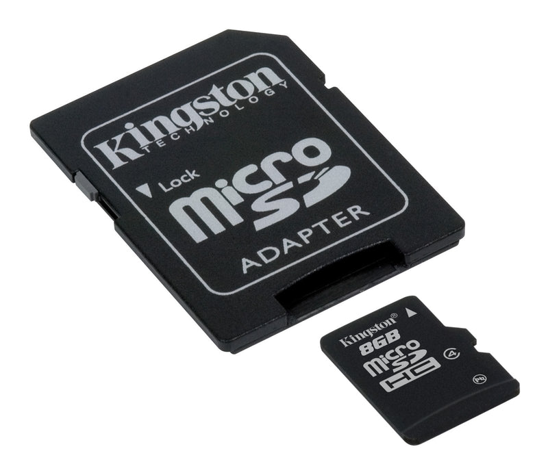 Kingston 8 GB microSDHC Class 4 Flash Memory Card SDC4/8GB,Black