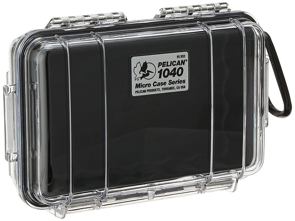 Pelican 1040 Micro Case, For iPhone 4, Water Resistant (Black/Clear), Model:1040-025-100 Black/Clear