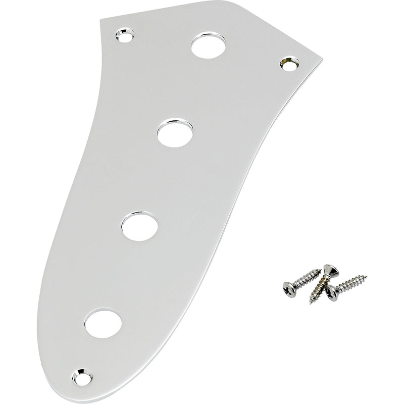 [AUSTRALIA] - Fender Jazz Bass Control Plate - 4-Hole - Chrome 