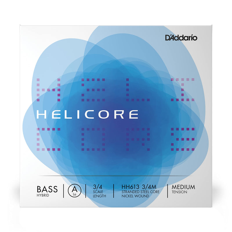[AUSTRALIA] - D'Addario Helicore Hybrid Bass Single A String, 3/4 Scale, Medium Tension 