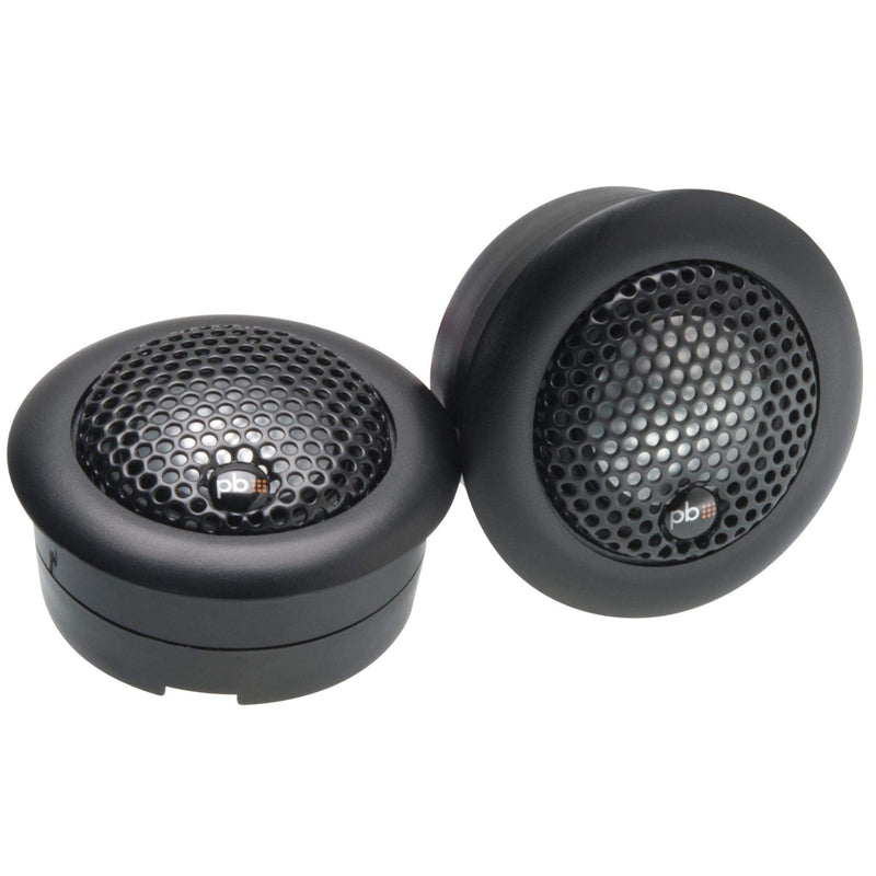 Powerbass S1S 1-Inch Silk Dome Tweeters Standard Packaging