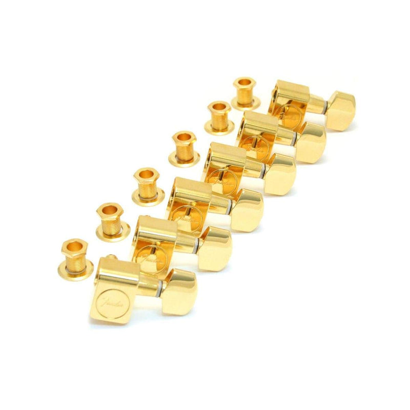 Fender American Series Stratocaster Guitar Tuners with Gold Hardware Set of 6 Gold