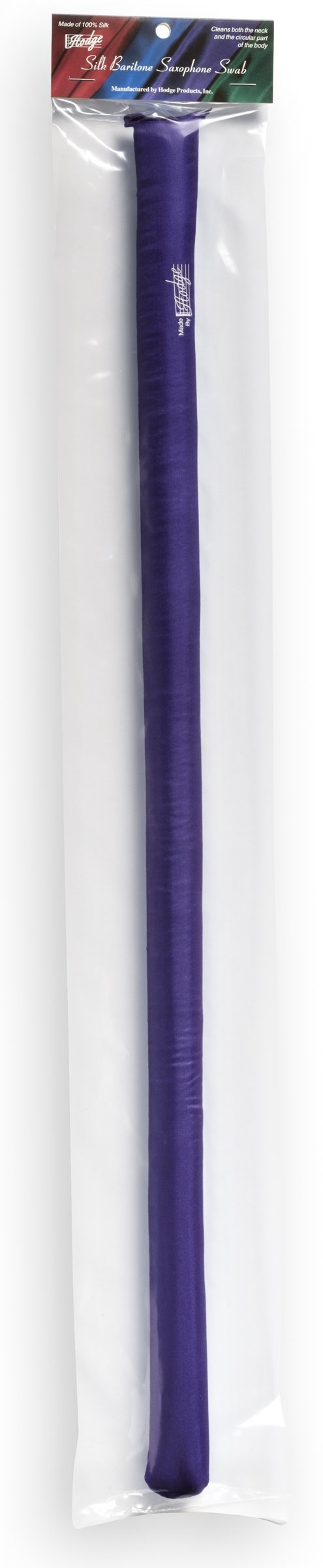 Hodge Silk Baritone Saxophone Swab - Purple