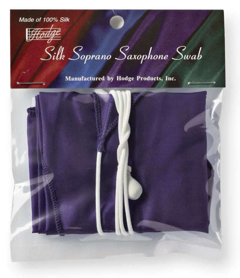 Hodge Silk Soprano Saxophone Swab - Purple